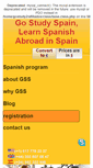 Mobile Screenshot of gostudyspain.es